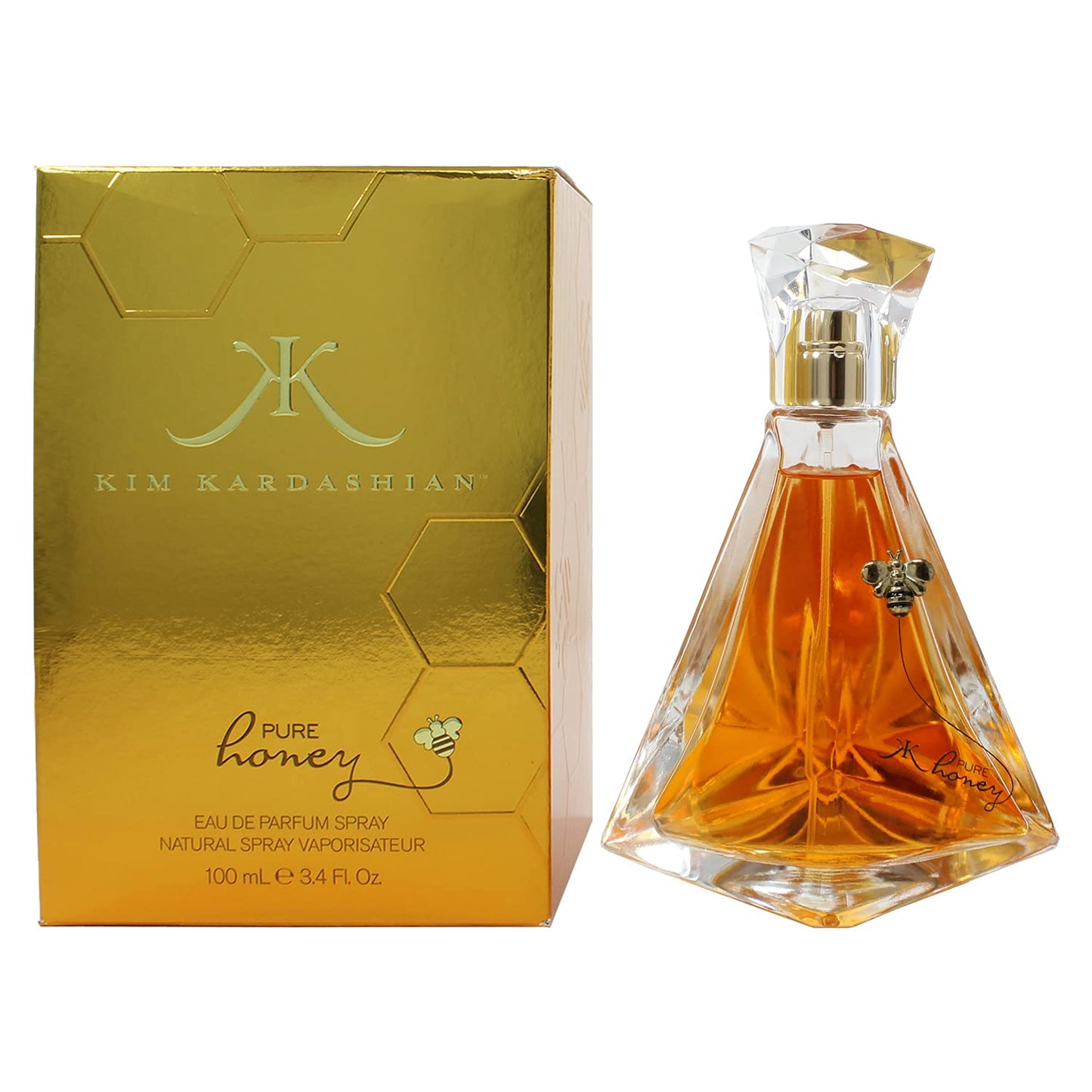 Pure Honey FOR WOMEN by Kim Kardashian - 3.4 oz EDP Spray Beauty & Personal Care Kim Kardashian