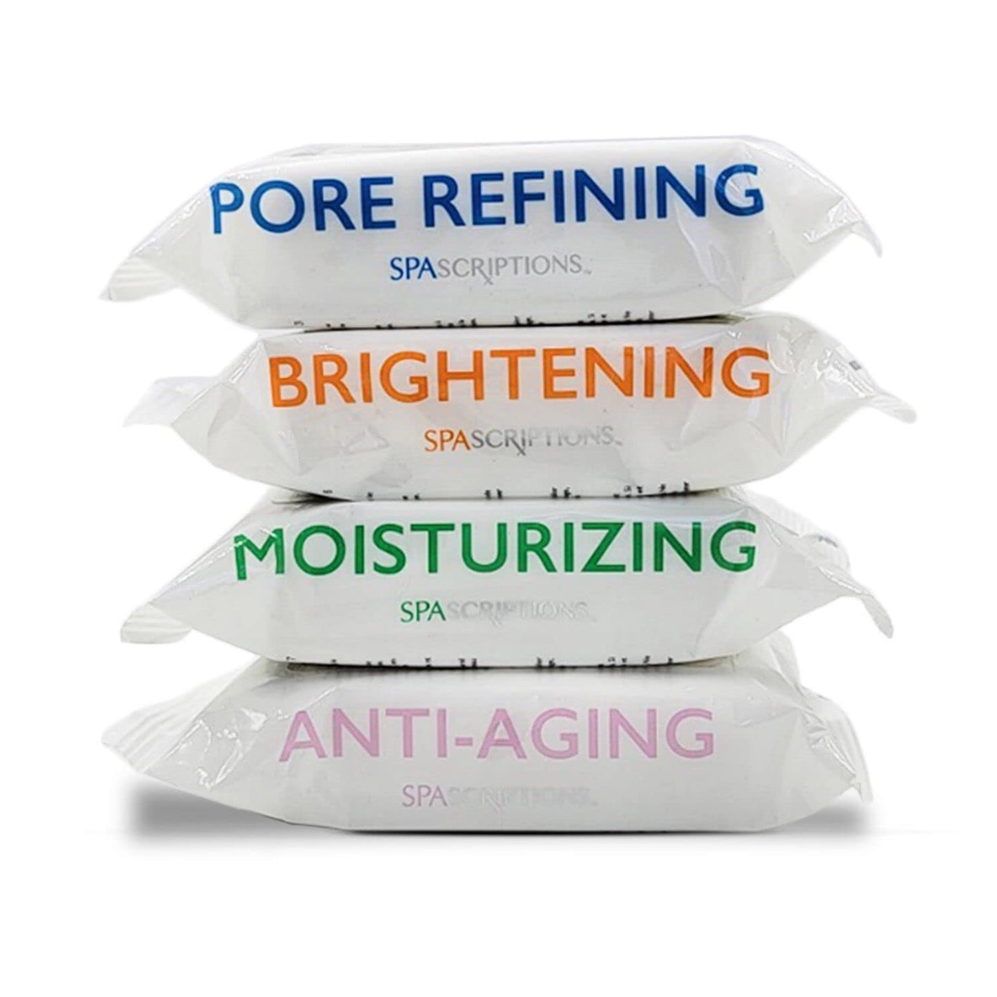 Spascriptions™ Anti-Aging, Brightening, Moisturizing & Pore Refining Towelettes Removes Waterproof Makeup, Revives with Collagen, Vitamin C, Coconut Beauty & Personal Care Global Beauty Care