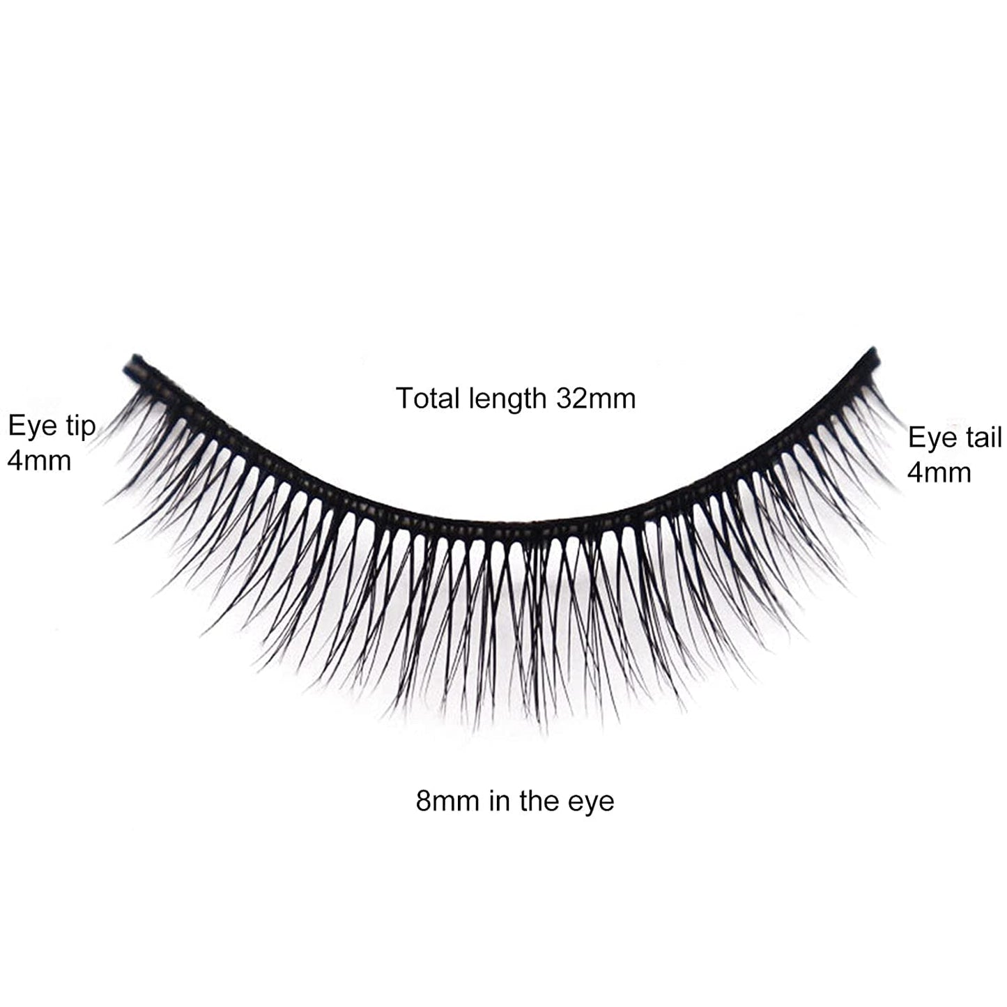5Pair False Eyelashes 8mm Short Fake Mink Lashes Enlarge Eyes Natural Perfect Fitting Artificial Fiber Extensions Eye Lashes Fake Lashes, Women's Make Beauty & Personal Care Htppzjr