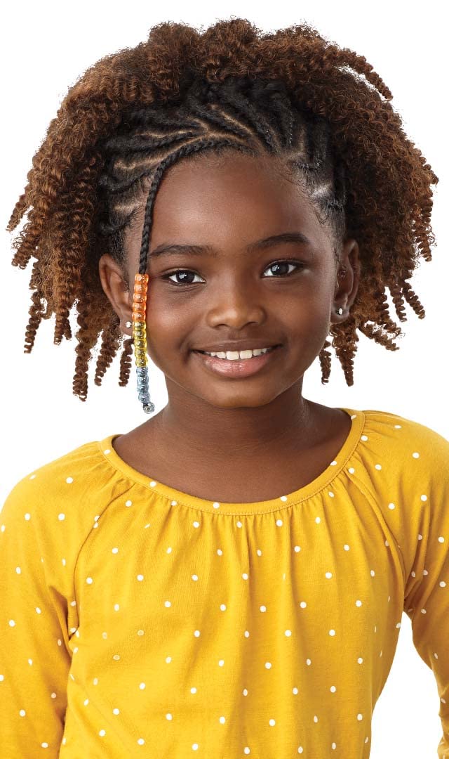 Outre X-Pression Synthetic LiL 3X Looks Crochet Braid - SPRINGY AFRO TWIST 10" (Color:MACCHIATO)
