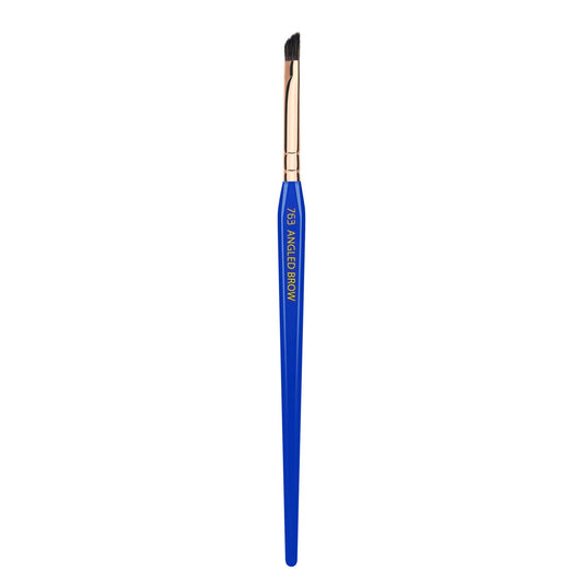 Bdellium Tools Professional Makeup Brush - Golden Triangle 763 Angled Brow - With All Vegan and Soft Synthetic Fibers, For Defining Eyebrows (Blue Beauty & Personal Care BDELLIUM TOOLS