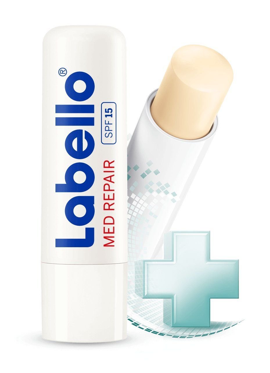 Labello Lib Balm (1x Original, 1x MED Repair, 1x Sun Protect LSF 30) Bundle Beauty & Personal Care Labello