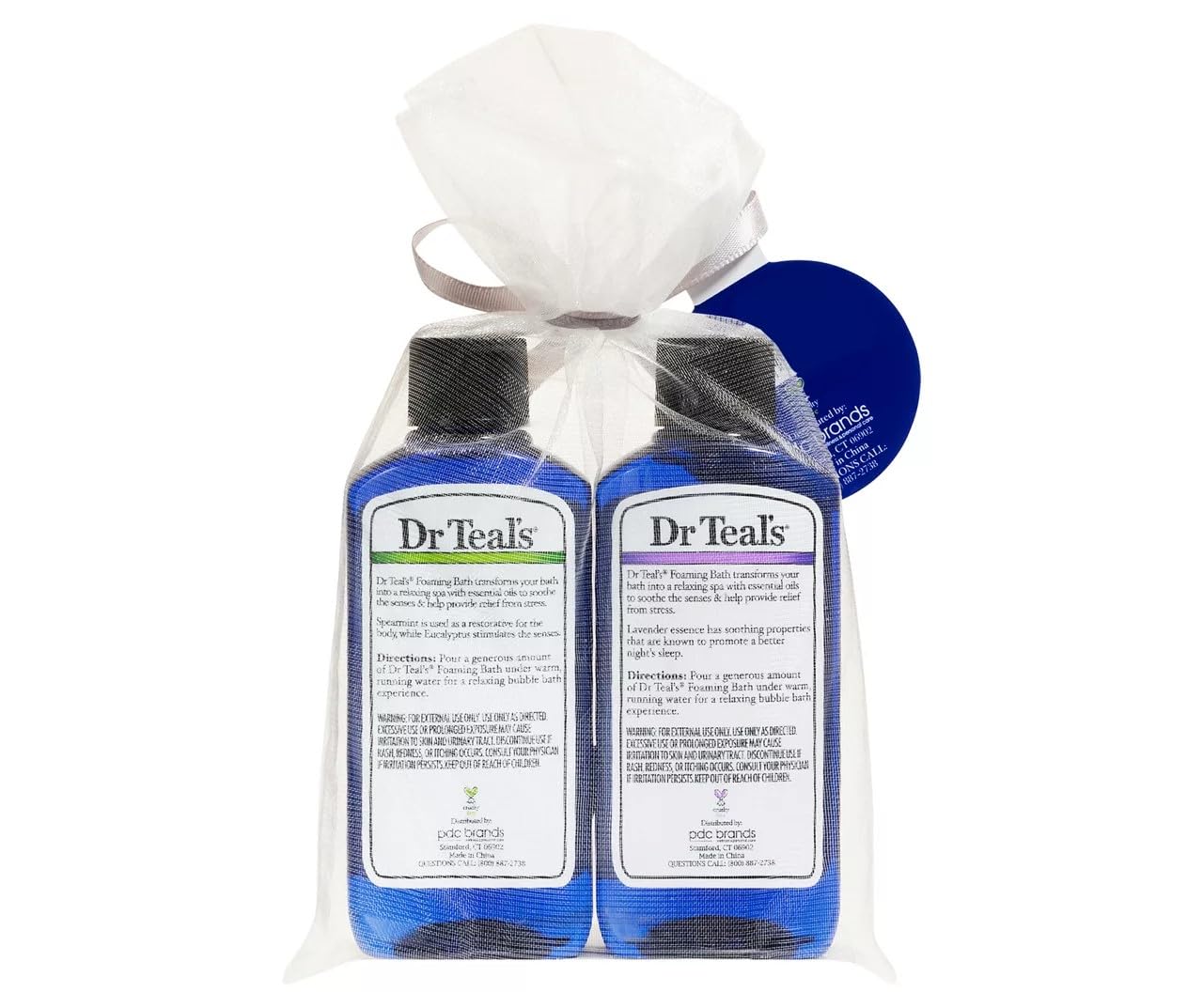 Dr Teal's Lavender & Eucalyptus 2-Piece Foaming Bath Gift Set Beauty and Personal Care Dr Teal's