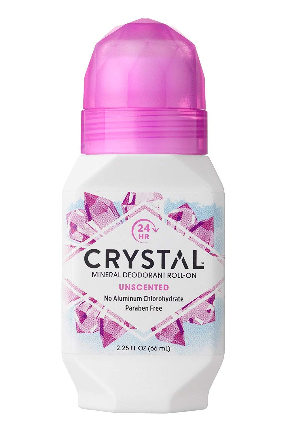 Crystal Mineral Body Deodorant Roll-On, Unscented 2.25 oz (Pack of 7) Beauty and Personal Care Crystal Essence