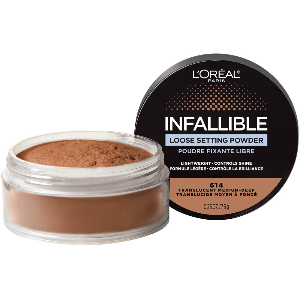 L'Oreal Paris Infallible Tinted Loose Setting Powders, Matte Finish, Lightweight, No White Cast, 2 Shades From Light To Deep, Translucent Beauty & Personal Care L'Oreal Paris