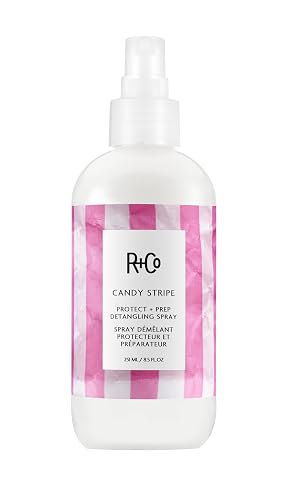 R+Co Candy Stripe Protect + Prep Detangling Spray Beauty & Personal Care R+Co