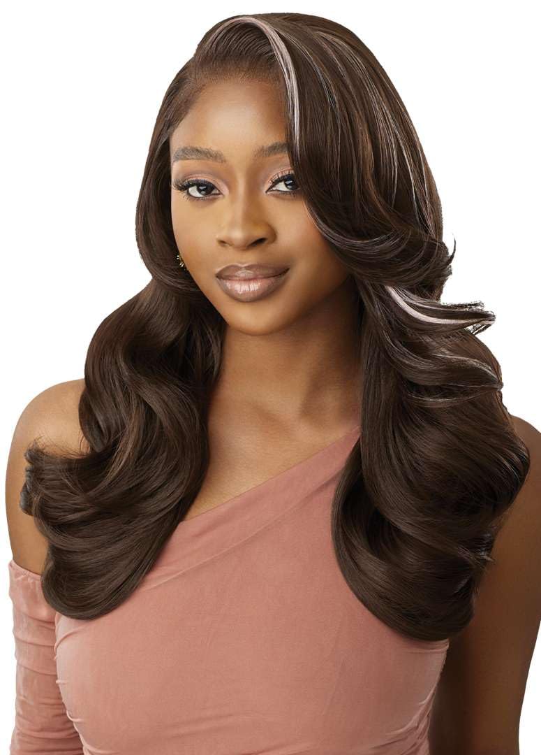 Outre Lace Front Wig - Perfect Hair Line 13X6 - Kihara (DR DEEP BURGUNDY)