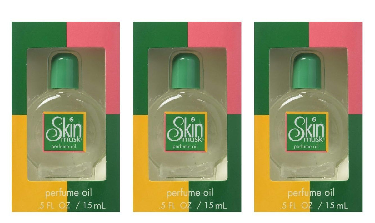 Skin Musk Perfume Oil 0.50 oz (Pack of 3) Beauty & Personal Care Skin Musk