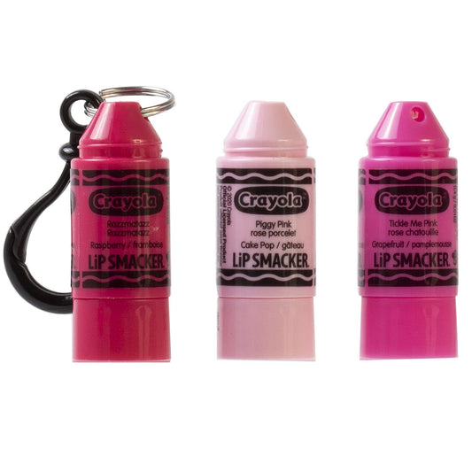 Lip Smacker Crayola Crayon Stackable Flavored Clear Balm Pink - Moisturizing, Soothing Beauty & Personal Care Lip Smacker