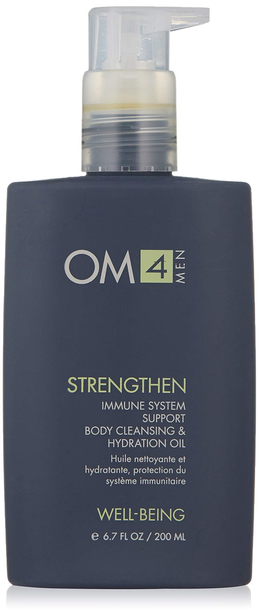 Organic Male OM4 Strengthen: Immune System Support Body Cleansing & Hydration Oil Mens Moisturizing Bath and Shower Oil Beauty & Personal Care Organic Male