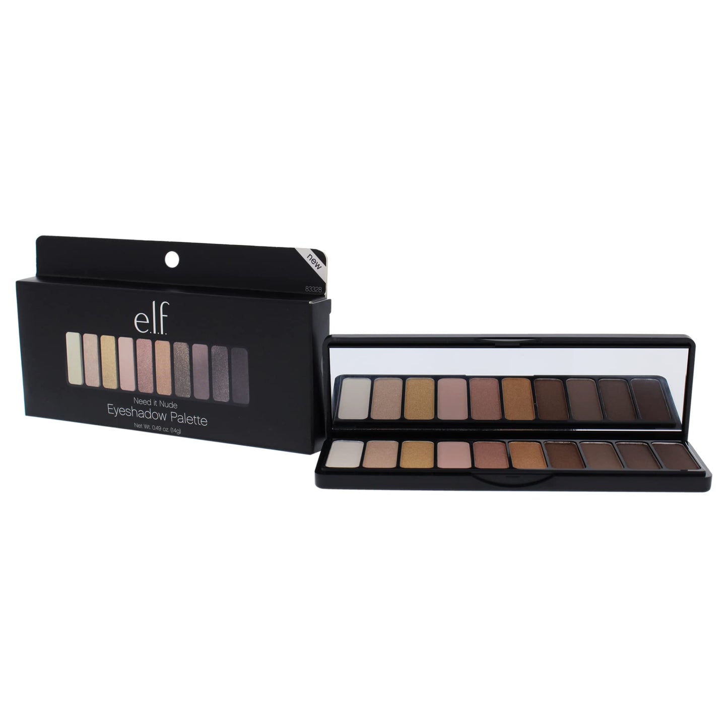 e.l.f. Cosmetics Need It Nude Eyeshadow Palette, Highlight, Shade and Define Your Eyes, Ten Nude Shades Beauty & Personal Care e.l.f.