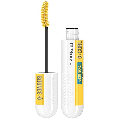 Maybelline Volum' Express Colossal Curl Bounce Waterproof Curling Mascara, Brownish Black, 1 Count Beauty & Personal Care MAYBELLINE