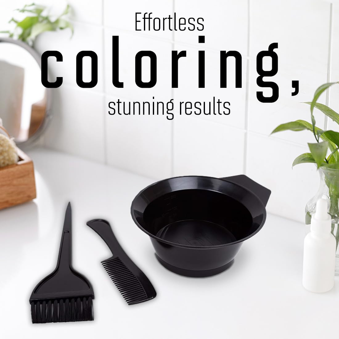 Bodico 3 Piece Hair Colouring Set Beauty & Personal Care Bodico