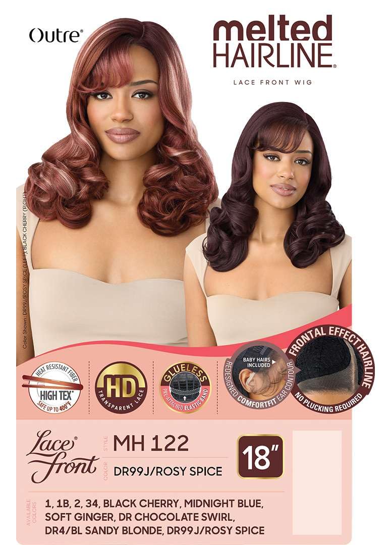 Outre Lace Front Wig - Melted Hairline - MH 122 (SOFT GINGER)