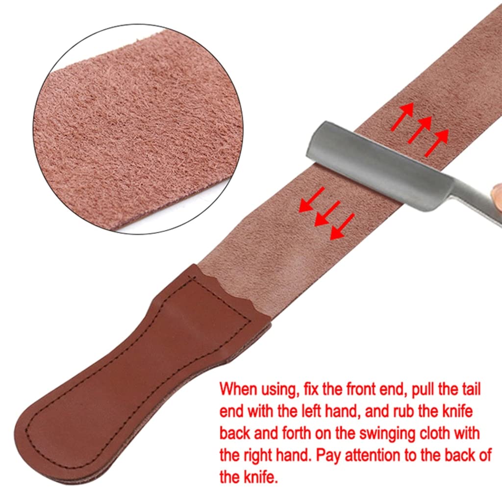 Straight Razor Strop Sharpening Strap Barber Beauty and Personal Care wengjack