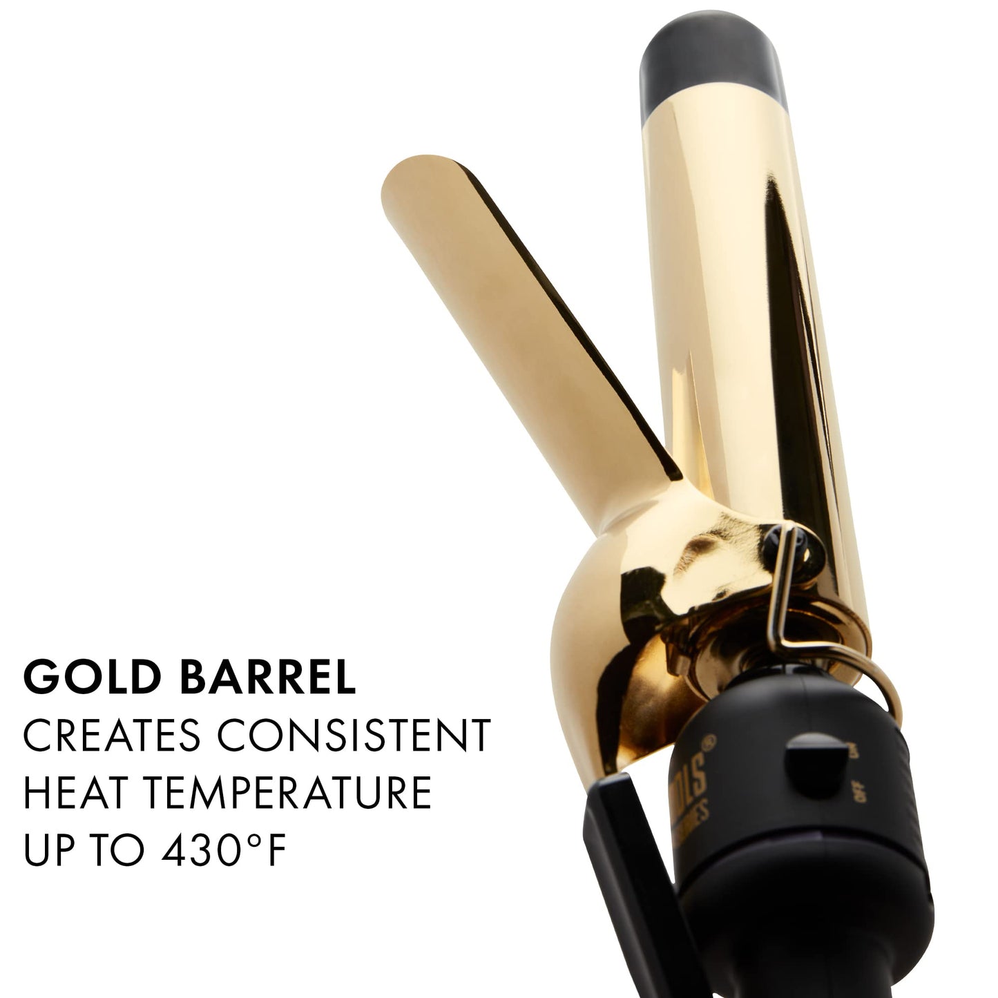 Hot Tools 1 1/4" Curling Iron for Beginners | Long-Lasting Results, Defined Curls and Easy to Use with Temperature Control for All Hair Types up Beauty & Personal Care HOT TOOLS