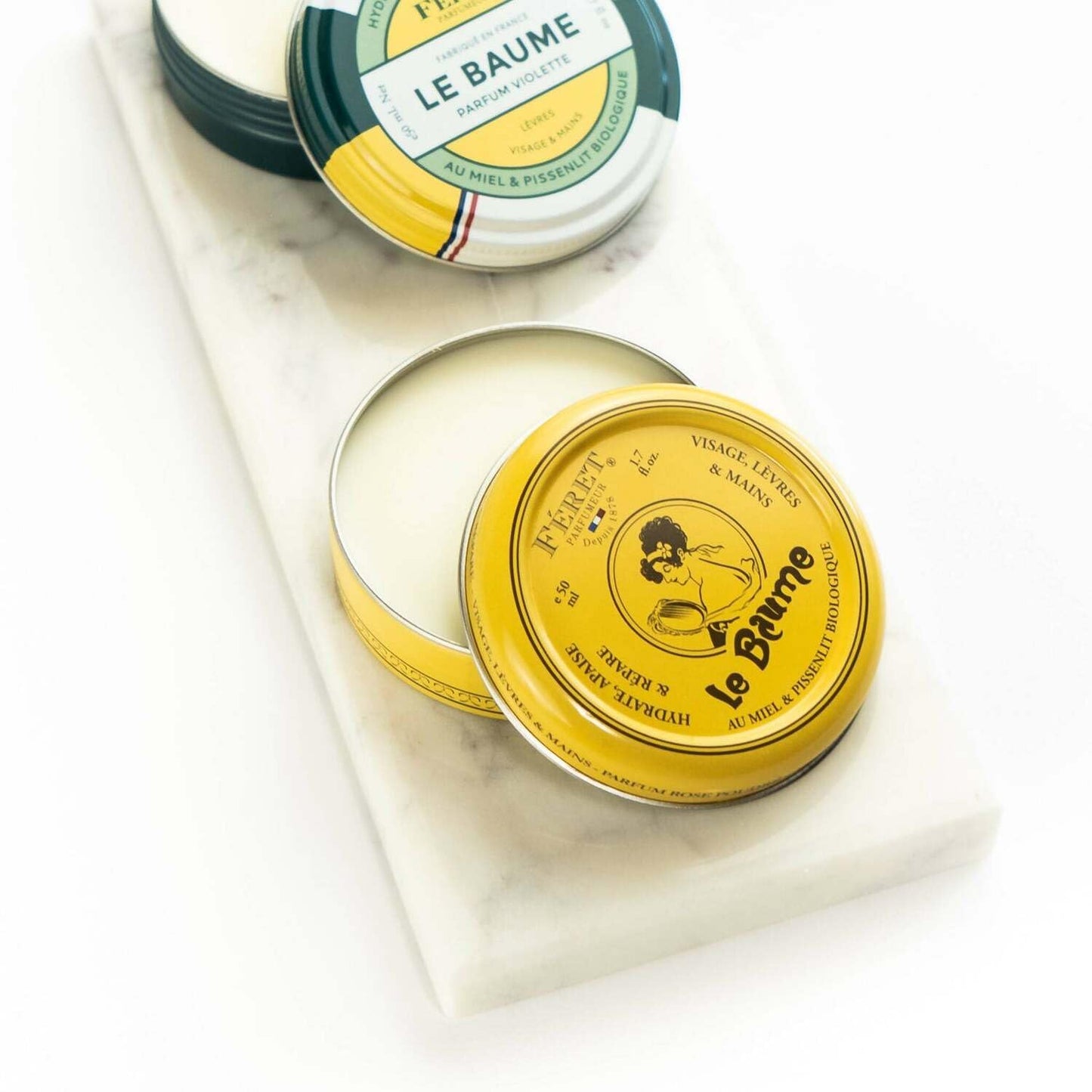 Feret Parfumeur Le Baume Multi-Purpose Balm - Rose Poudré - Deeply Hydrating Moisturizer for Dry Cracked Skin, Lips & Cuticles - Natural Lip Balm Beauty and Personal Care Feret Parfumeur