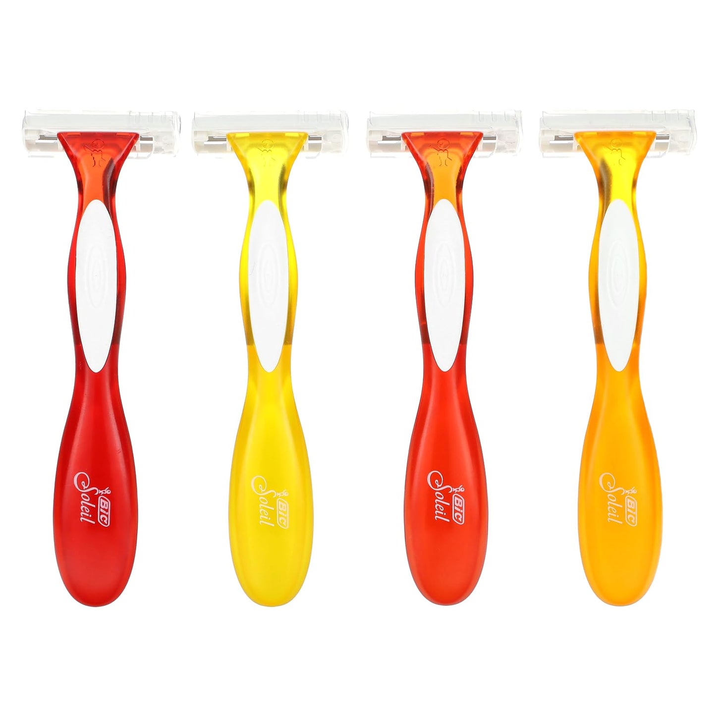 BIC Soleil Smooth Women's Disposable Razors, 3 Blades With Moisture Strip For a Silky Smooth Shave, 4-Count Beauty and Personal Care BIC