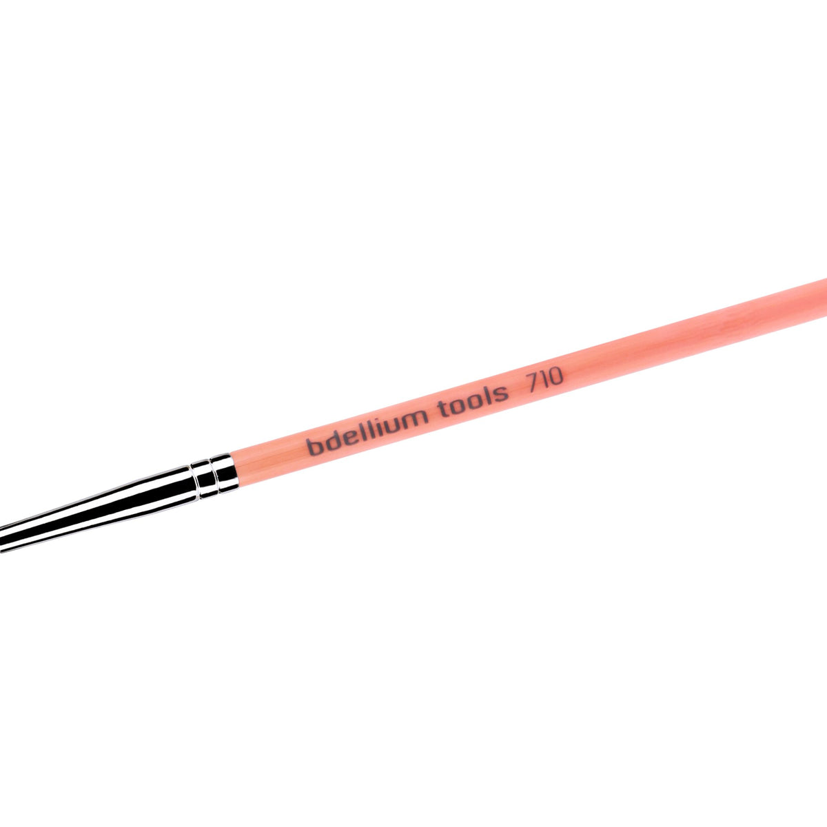 Bdellium Tools Professional Makeup Brush - Pink Bambu Series 710 Eye Liner - With Soft Synthetic Fibers, For Lining the Eyes (Pink, 1pc)