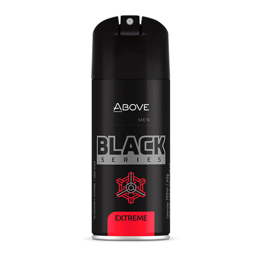 ABOVE Black Series Body Spray, Extreme, 2.12 oz - Deodorant - Woody Fragrance - Masks Perspiration Odors - Long-Lasting Dry Spray - Cruelty-Free Beauty and Personal Care ABOVE
