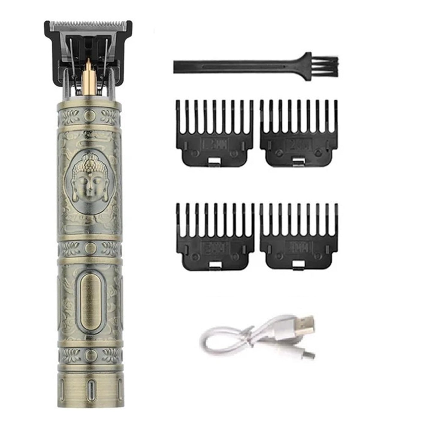 Razors Vintage T9 Electric Hair Cutting Machine Hair Clipper Professional Barber Men Shaver Rechargeable Hair Trimmer for Men(Buddha) Beauty and Personal Care EWKYLSEM