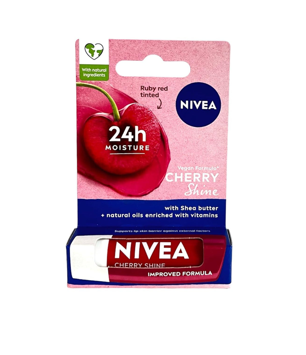 Nivea Lip Care A Kiss of Flavor Lip Care Stick - Cherry Beauty & Personal Care NIVEA
