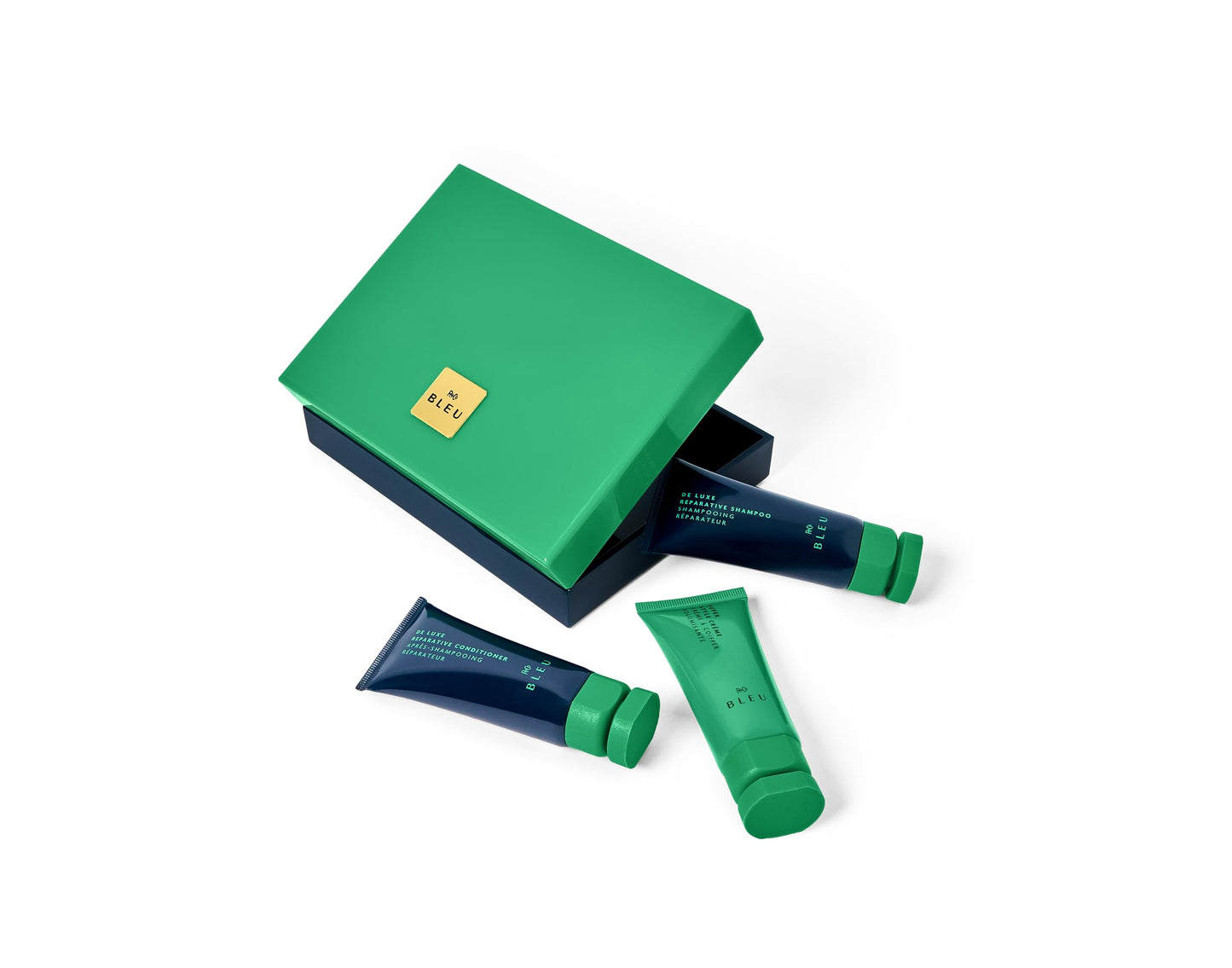 R+Co BLEU Repair + Moisture Trial Set | Limited Edition | Travel Size Shampoo, Conditioner & Repair Mask | Strengthens, Hydrates, and Revives Damaged Beauty & Personal Care R+Co