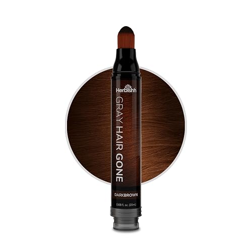 Herbishh Hair Root Touch-up Pen, Instant Gray Coverage & Hair Loss Cover up, Concealer for Thin Hairlines, Water Resistant & Semi Permanent Smudge Beauty & Personal Care Herbishh
