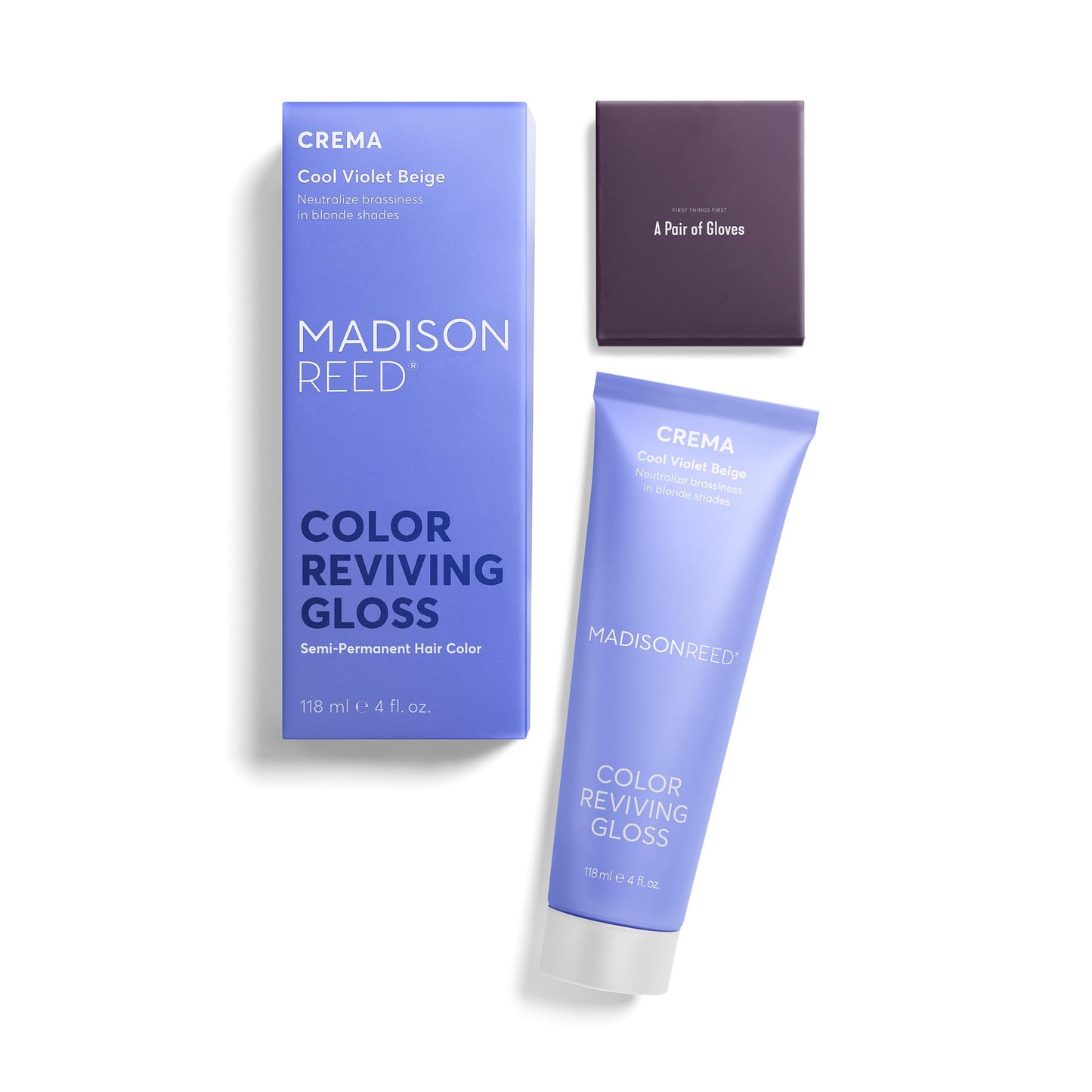 Madison Reed Color Reviving Gloss - Crema Blonde | Semi-Permanent Toning Gloss for Blonde & Gray Hair, Neutralizes Brassiness & Yellow Tones, Boosts Beauty & Personal Care Madison Reed