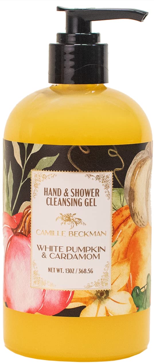 Camille Beckman Hand and Shower Cleansing Gel, White Pumpkin & Cardamom, 13 Ounce Beauty & Personal Care Camille Beckman