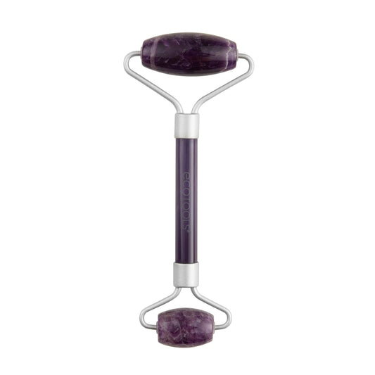 EcoTools Amethyst Facial Roller, Real Stone Face Roller & Massager, Skincare & Sculpting Tool, Reduces Puffiness & Dark Circles, Eco-Friendly Beauty Beauty & Personal Care EcoTools