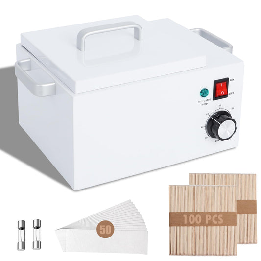 Upgrade Large Wax Warmer for Professional Hair Removal - Single Melter Heater Machine with Non-stick Pot, Facial, Body and SPA Use Beauty and Personal Care Podoy