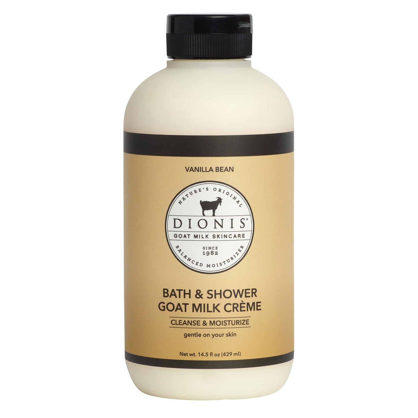 Dionis Bath & Shower Goat Milk Crème Vanilla Bean 14.5oz (Pack of 1) Beauty & Personal Care Dionis
