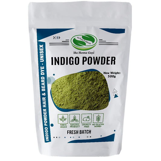500 Grams INDIGO POWDER For Hair Dye/Color - The Henna Guys Beauty & Personal Care The Henna Guys