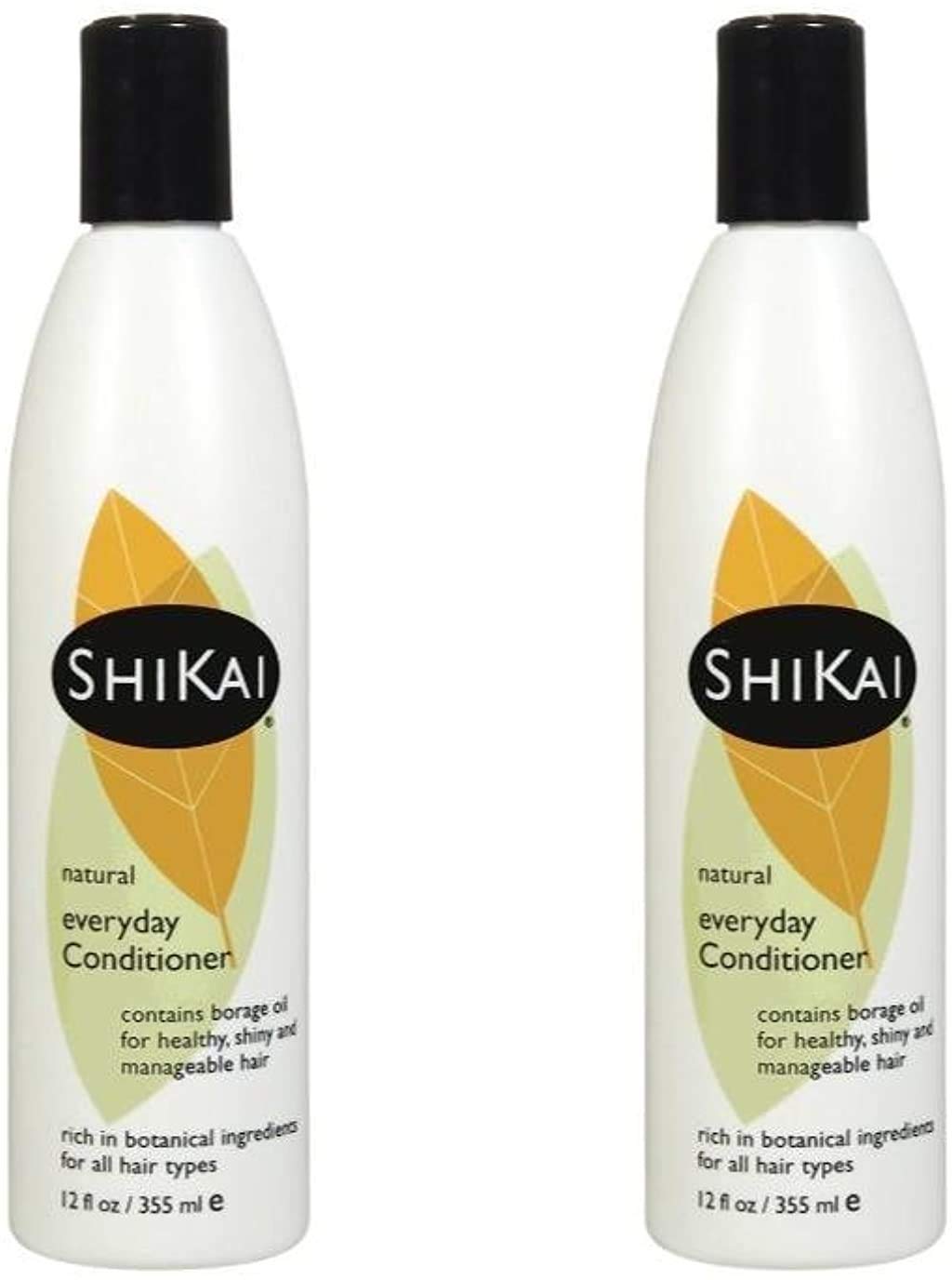 ShiKai Everyday Hydrating Conditioner (Unscented, 12oz, Pack of 2) | With Borage & Jojoba Oil | Promotes Healthy Scalp | Nourish & Shine | Vegan Beauty & Personal Care ShiKai