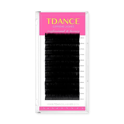 TDANCE Lash Extension Matte Black Eyelash Extension C CC D DD J B L Curl Volume & Classic Lash Extensions 0.03-0.18mm Thickness Professional Salon Beauty & Personal Care TDANCE