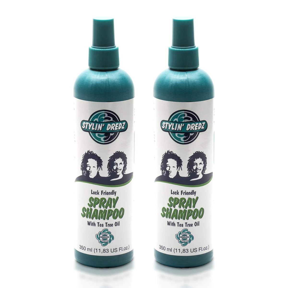 Stylin Dredz Spray Shampoo - Dreadlock Shampoo - Residue Free with Tea Tree Oil - 350 ml Pack of 2
