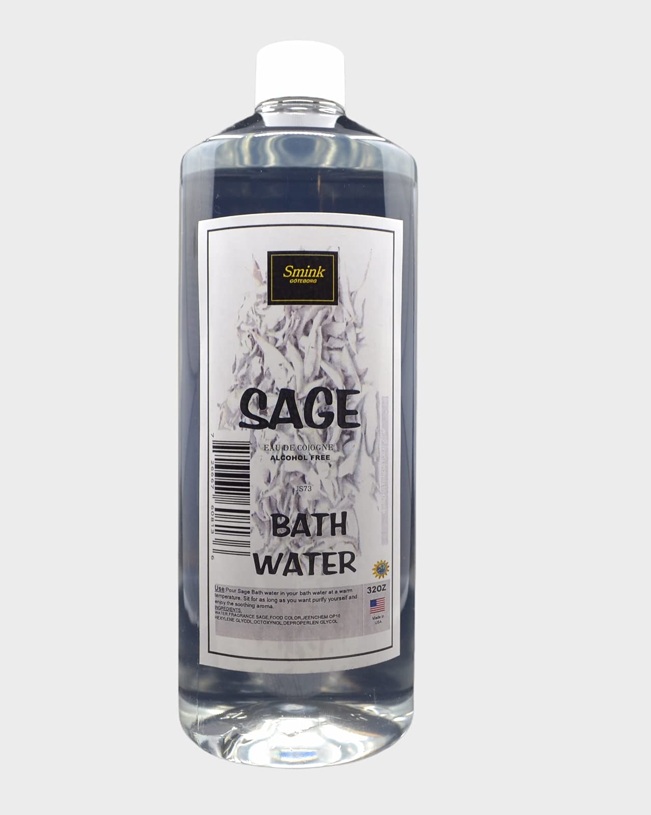 Smink Sage Bath Water (32 oz) Beauty & Personal Care Smink