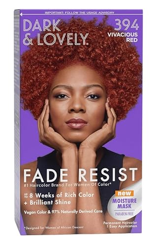 Dark & Lovely Color #394 Vivacious Red (Pack of 6) Beauty & Personal Care Dark and Lovely