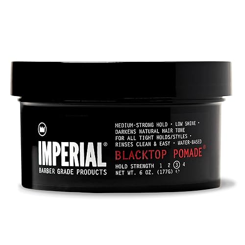 Imperial Barber Grade Products Blacktop Pomade, 6 oz Beauty & Personal Care Imperial Barber Grade Products