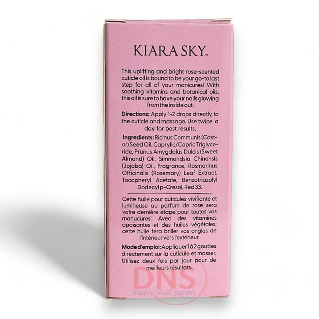 KIARA SKY Cuticle Oil - Hydrating, Nourishing & Moisturizing, Repair for Weak Damaged Nails 0.7 fl oz - Rose Scent Beauty & Personal Care KIARA SKY