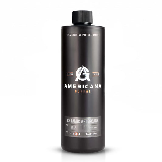 Americana Global Ceramic Aftercare Soap (16 fl. oz) - pH Neutral 2-in-1 Car Shampoo for Ceramic Coatings, Made in USA, High Foaming, Safe on All Beauty & Personal Care Americana Global