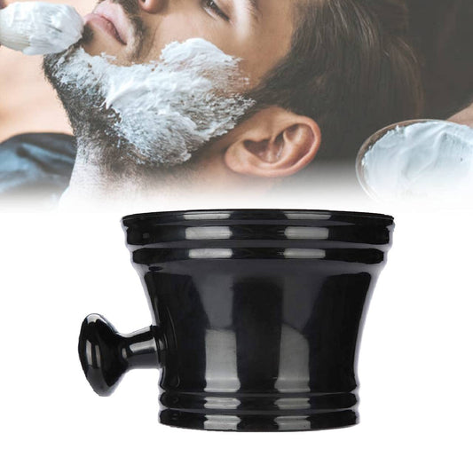 HURRISE Shaving Soap Bowl, Shave Mug For Shave Cream Foam Shaving Cream, Plastic Shaving Soap Bowls for With Handle(Black) Beauty and Personal Care HURRISE