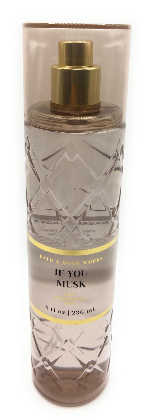 Bath and Body Works If You Musk Fine Fragrance Mist 8 Fluid Ounce Spray Beauty & Personal Care Bath & Body Works