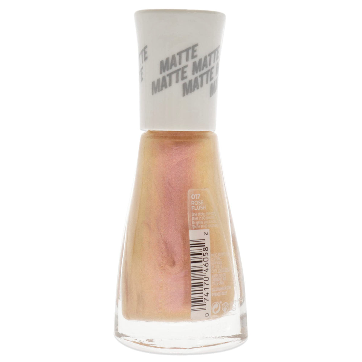 Sally Hansen Insta Dri Matte Metallics, Rose Flush, 0.31 Fl Oz (Pack of 1) Beauty & Personal Care Sally Hansen