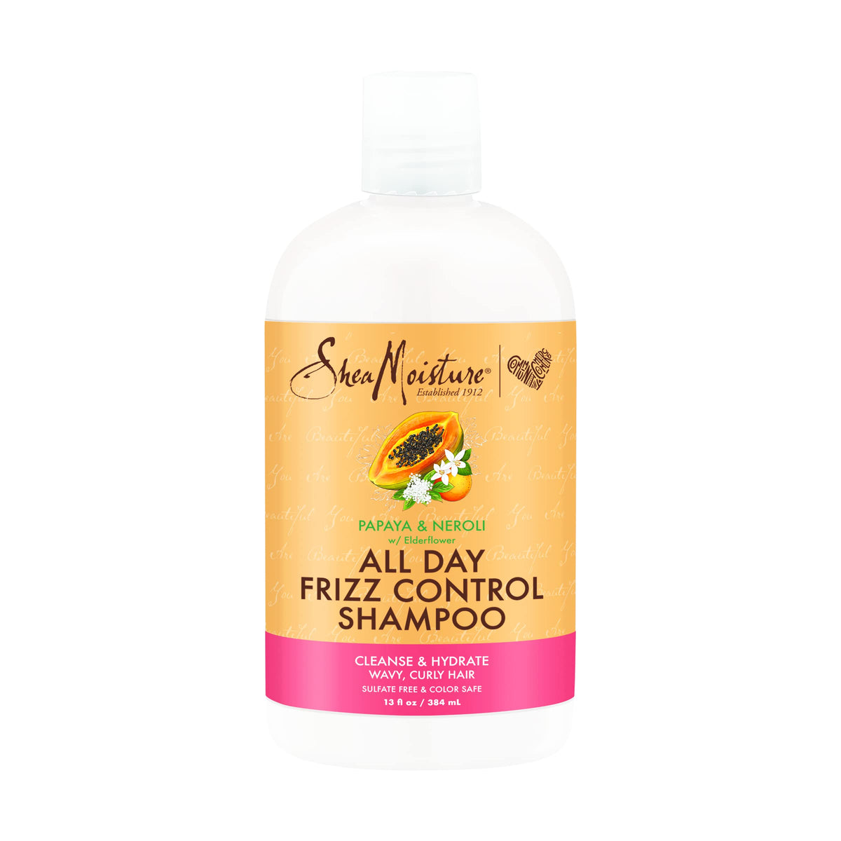 Shea Moisture, All Day Frizz Control Shampoo Papaya & Neroli, 13 Ounce Beauty & Personal Care Shea Moisture
