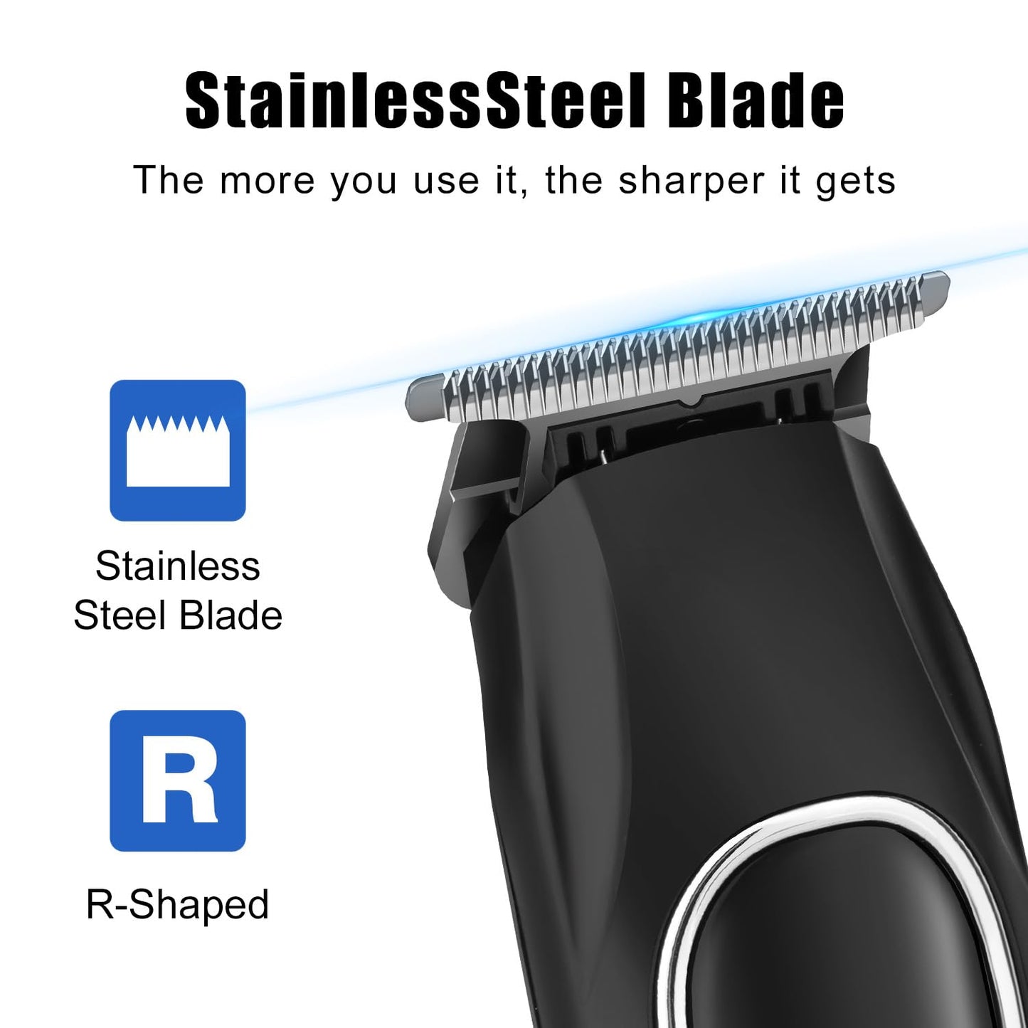 GLESVOWIO Multifunctional Beards Trimmer Haircut Grooming Kit with LED Display Powerful Motor Professional Hair Clippers for Men Electric Cordless Beauty and Personal Care GLESVOWIO