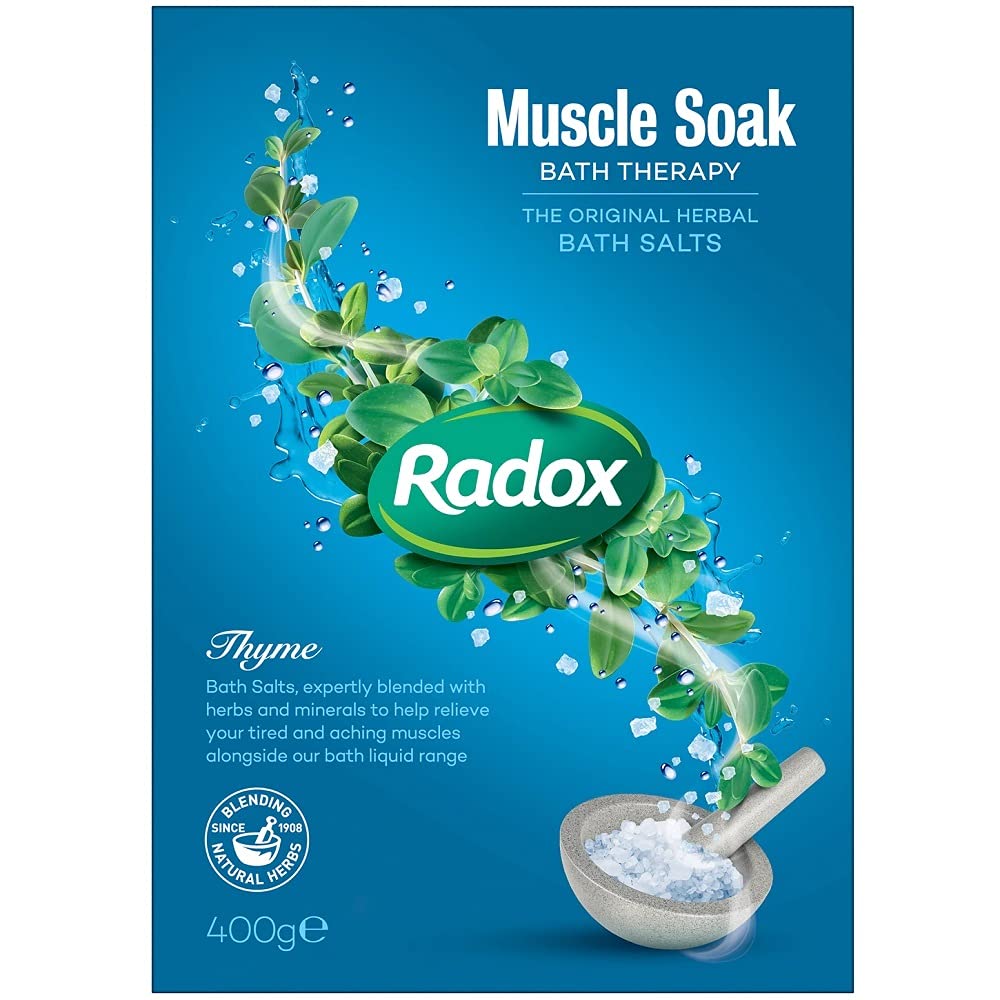 Radox Muscle Soak Herbal Bath Salts Beauty and Personal Care Radox