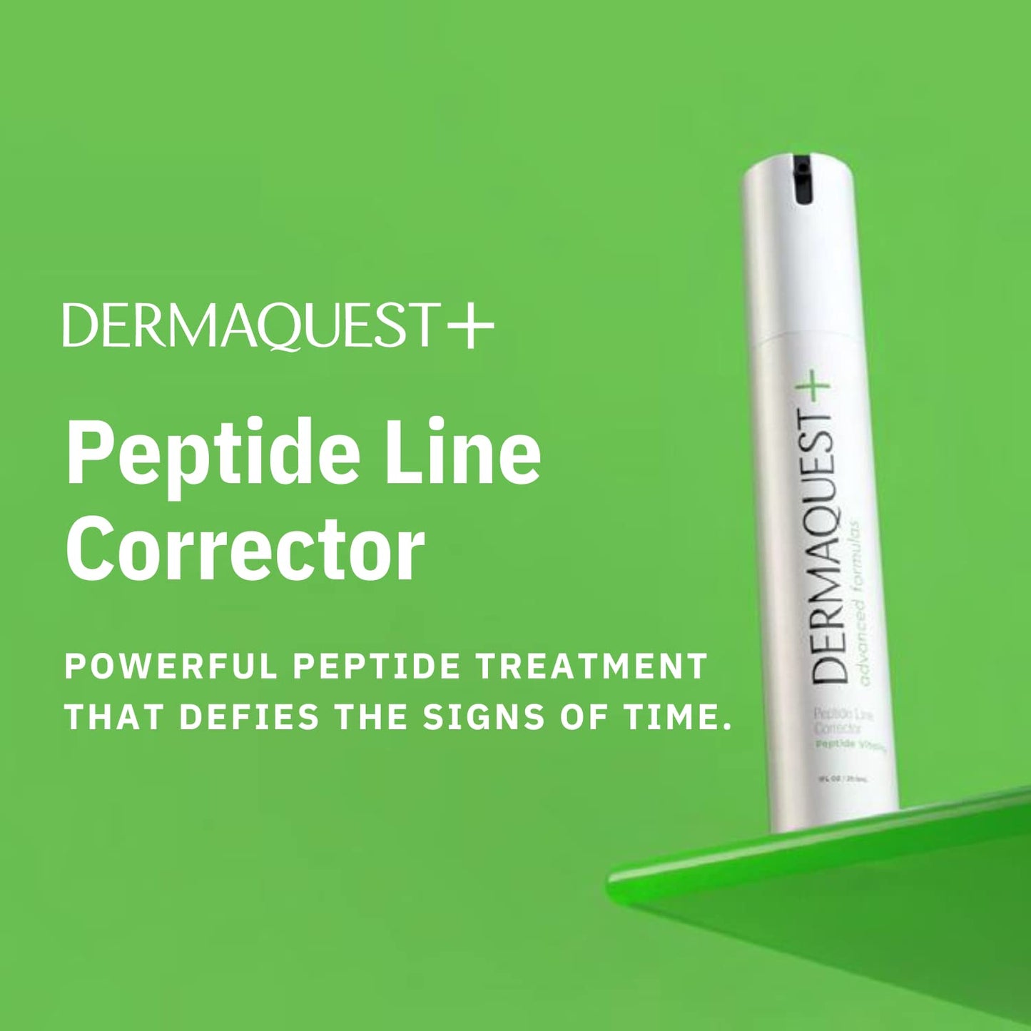 DermaQuest+ NEW Peptide Line Corrector Face Serum (1oz) Beauty & Personal Care DermaQuest