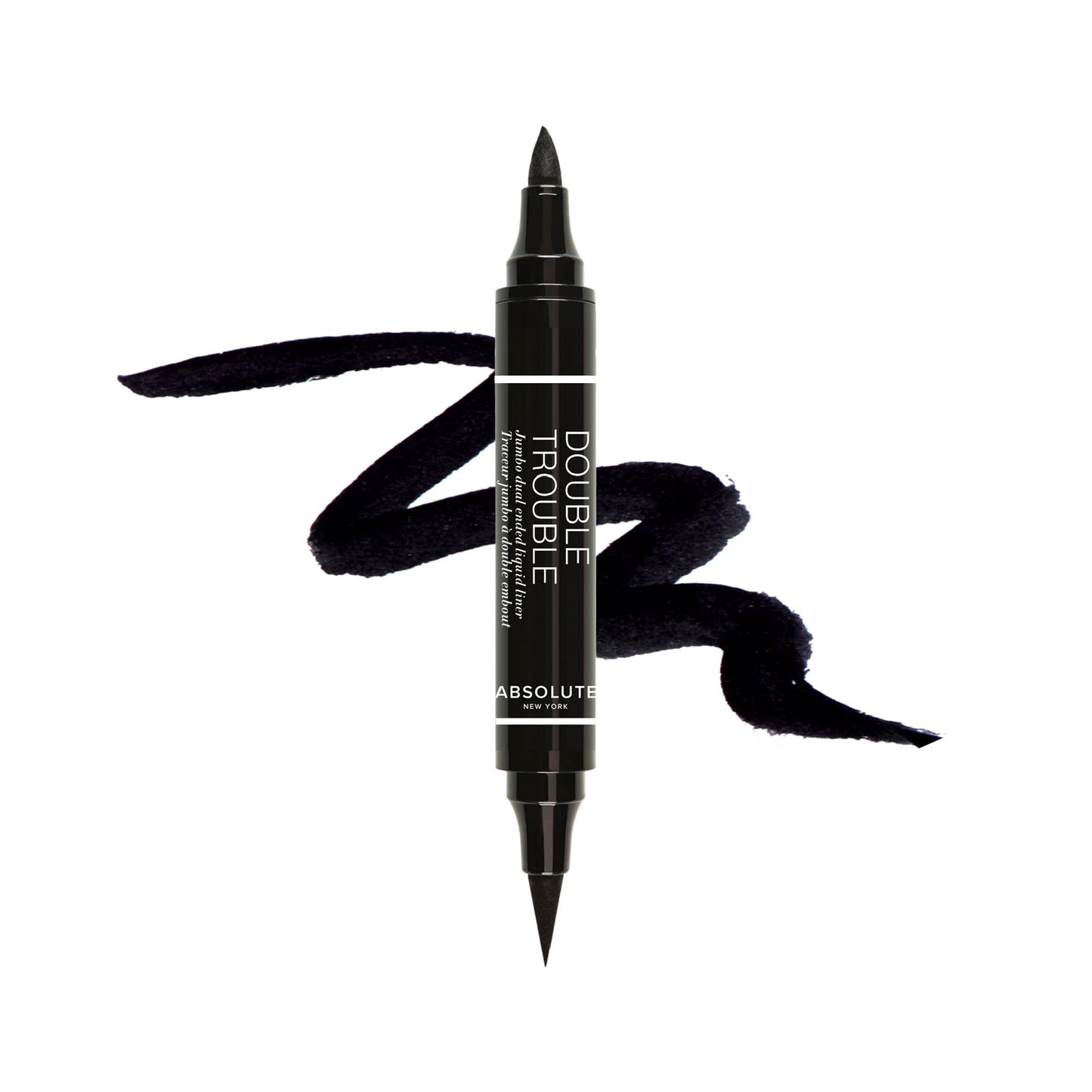 Absolute New York Double Trouble Liner Super Slim Angled Tip Double Ended Liner Beauty & Personal Care Absolute New York